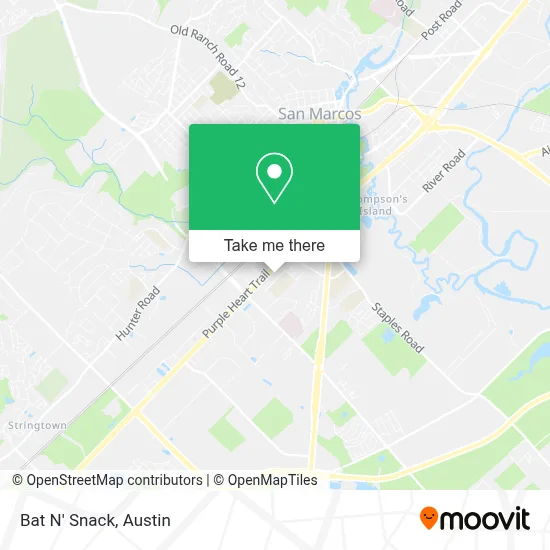 Bat N' Snack map