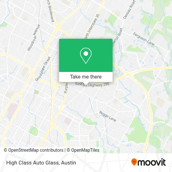 High Class Auto Glass map