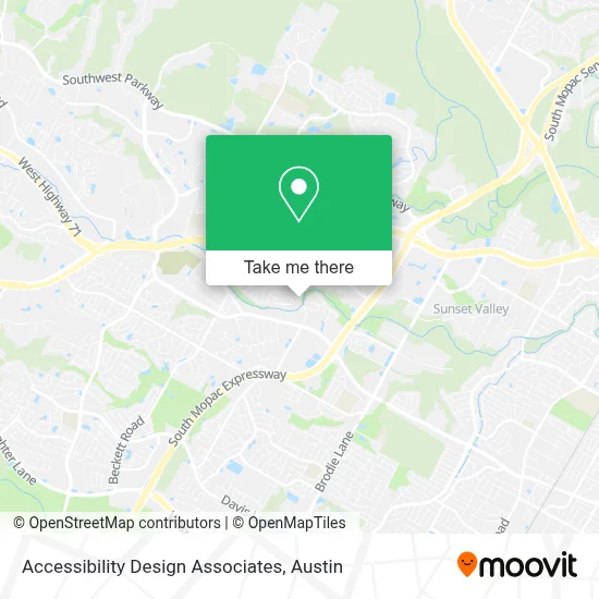 Accessibility Design Associates map