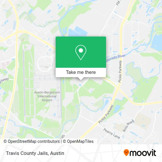 Travis County Jails map