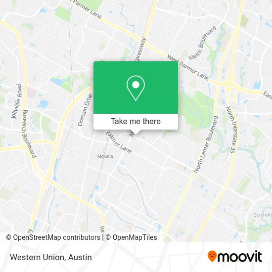 Western Union map