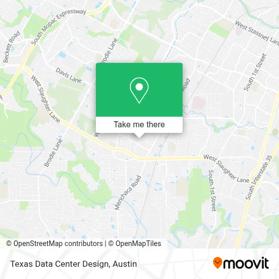 Texas Data Center Design map