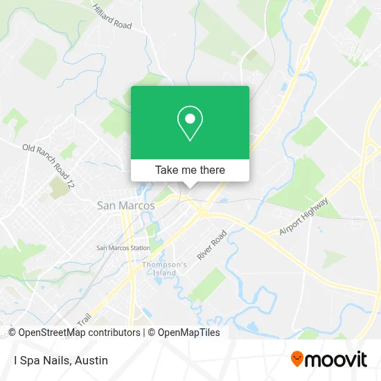 I Spa Nails map
