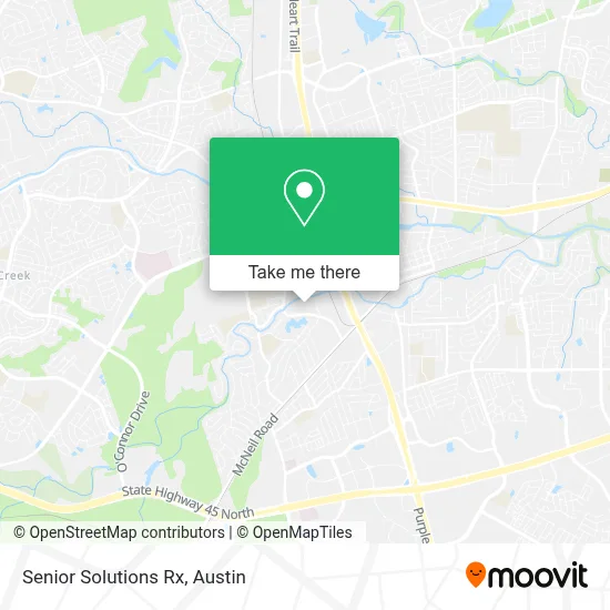 Senior Solutions Rx map
