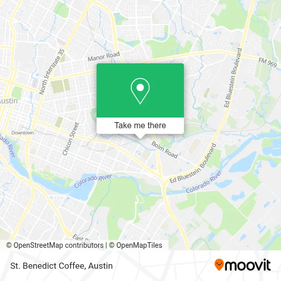 St. Benedict Coffee map