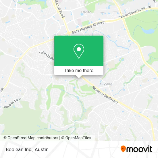 Boolean Inc. map