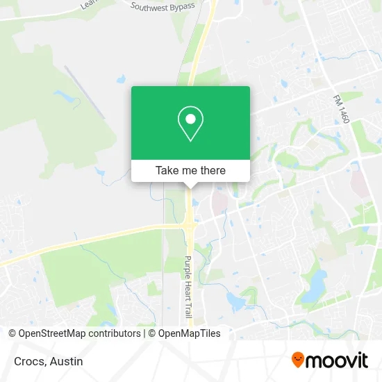 Crocs map