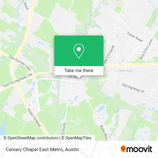 Calvary Chapel East Metro map