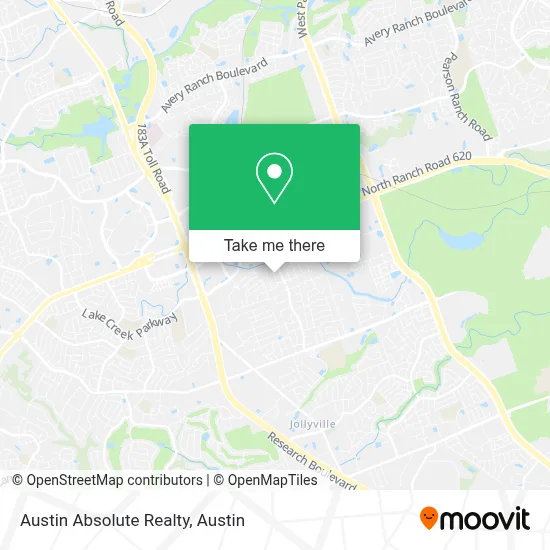Austin Absolute Realty map