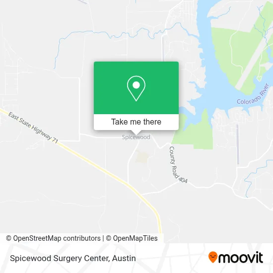 Spicewood Surgery Center map