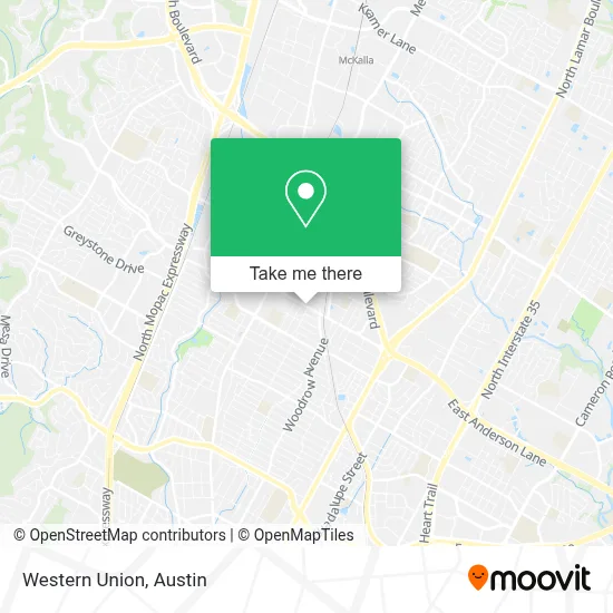 Western Union map