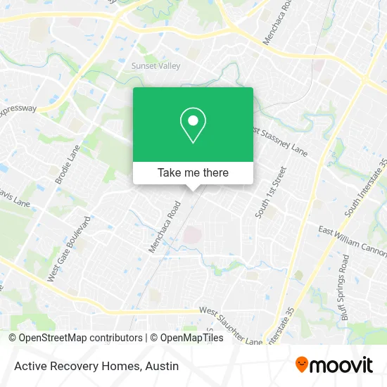 Active Recovery Homes map