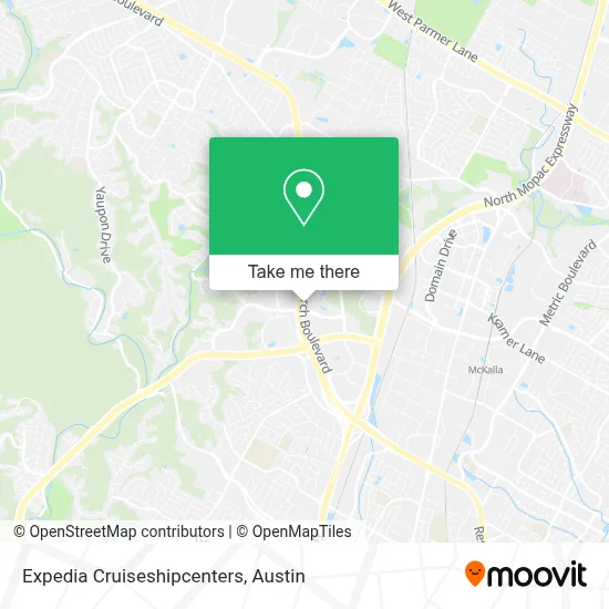 Expedia Cruiseshipcenters map