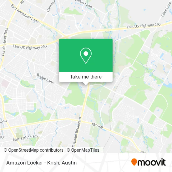 Amazon Locker - Krish map