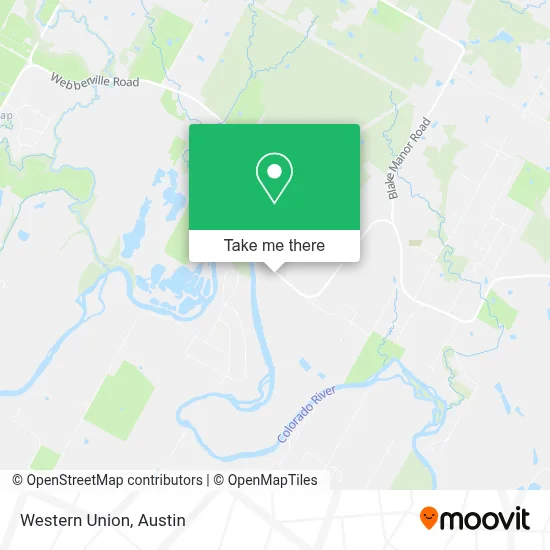 Western Union map