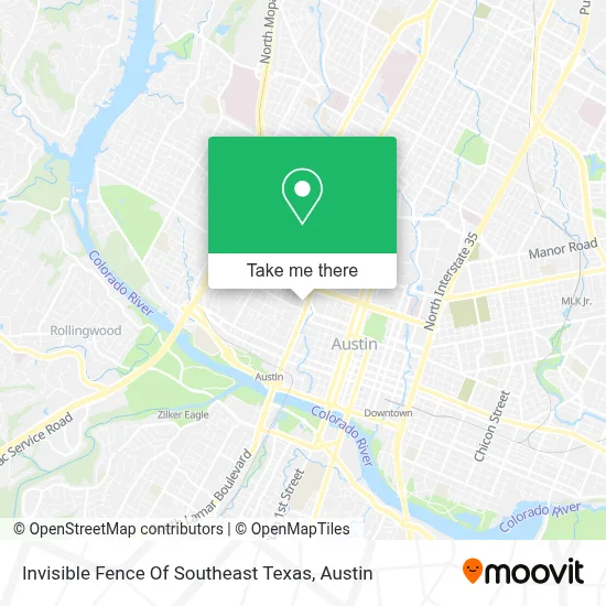 Invisible Fence Of Southeast Texas map