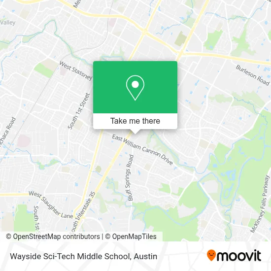 Wayside Sci-Tech Middle School map