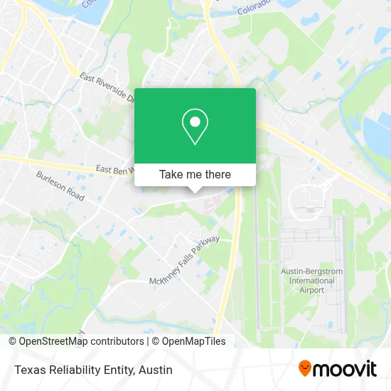 Texas Reliability Entity map