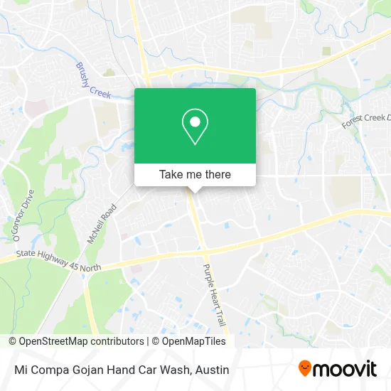 Mi Compa Gojan Hand Car Wash map
