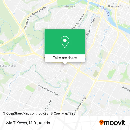 Kyle T Keyes, M.D. map