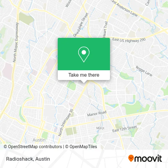 Radioshack map
