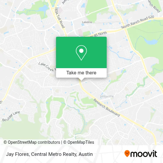 Jay Flores, Central Metro Realty map