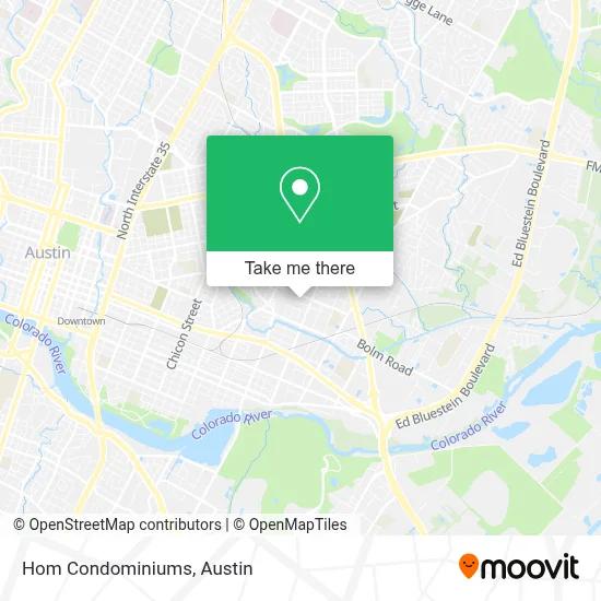 Hom Condominiums map
