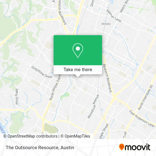 The Outsource Resource map