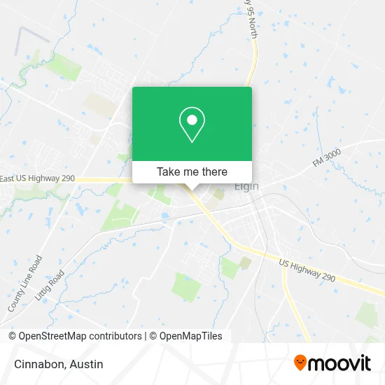 Cinnabon map