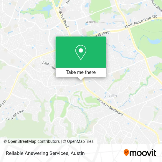 Reliable Answering Services map