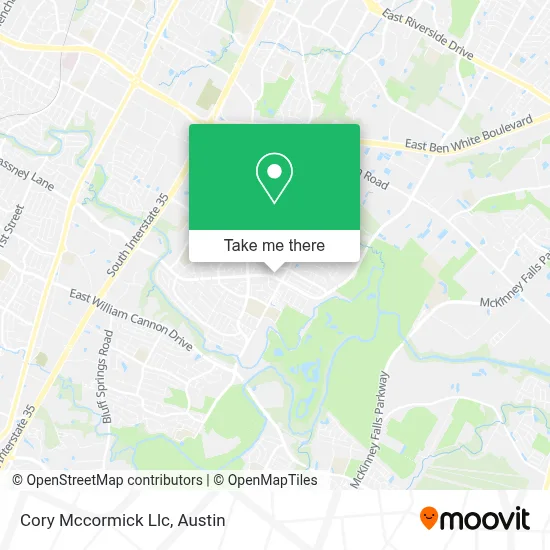 Cory Mccormick Llc map