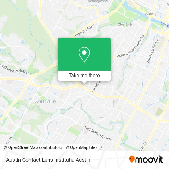 Austin Contact Lens Institute map