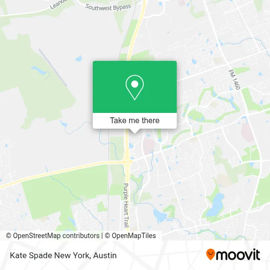 Kate Spade New York map