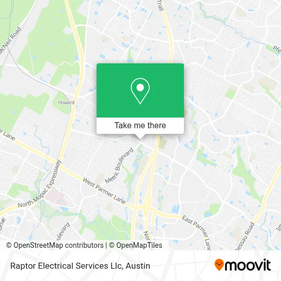 Raptor Electrical Services Llc map