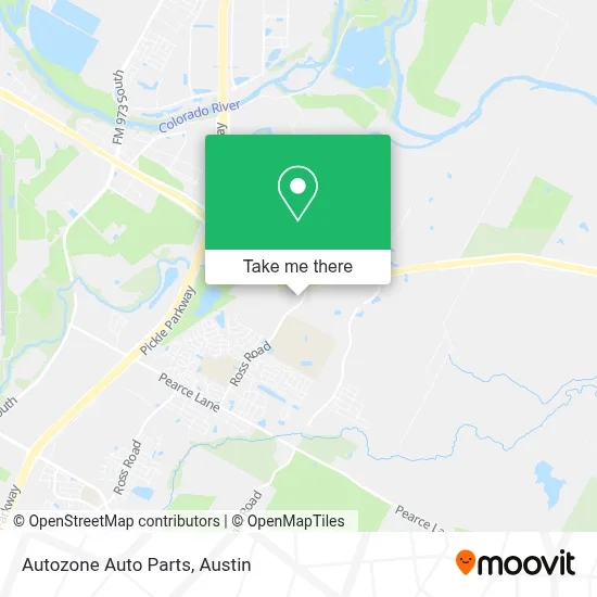 Autozone Auto Parts map