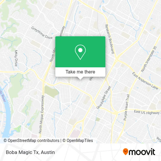 Boba Magic Tx map