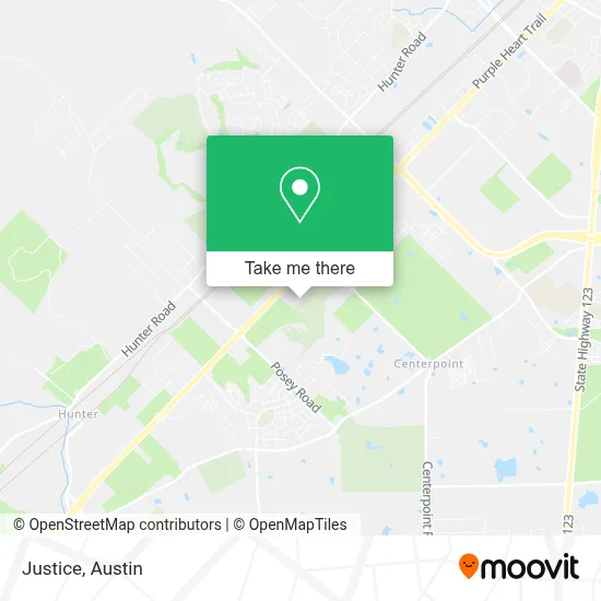 Justice map