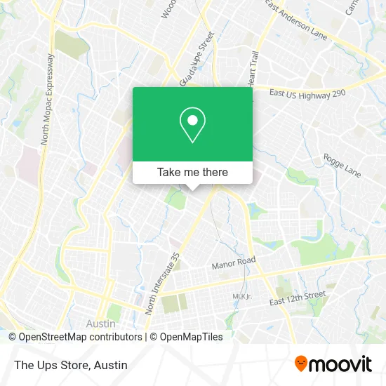 The Ups Store map
