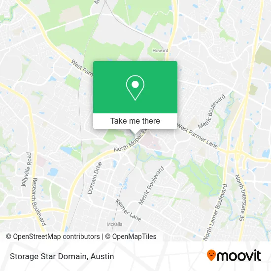 Storage Star Domain map
