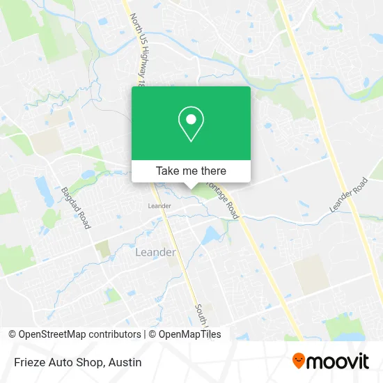 Frieze Auto Shop map