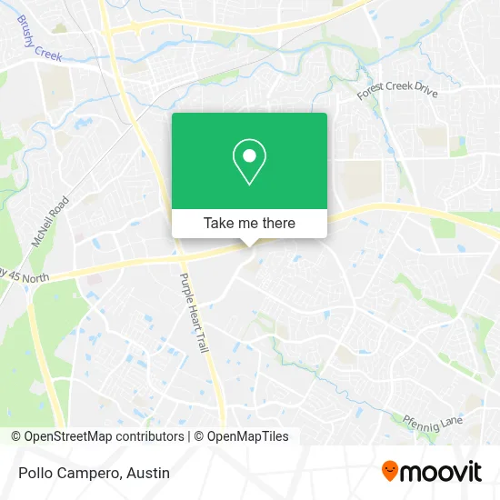 Pollo Campero map