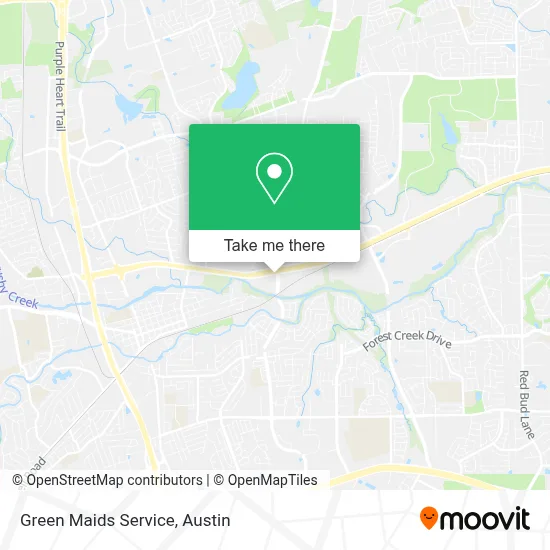 Green Maids Service map