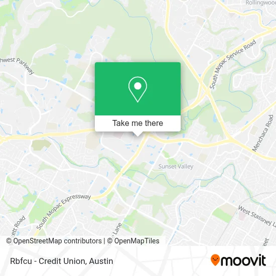 Mapa de Rbfcu - Credit Union