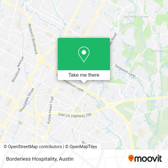 Borderless Hospitality map