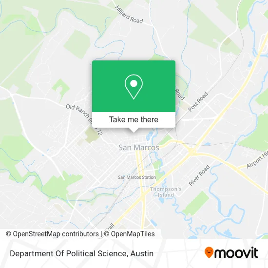 Department Of Political Science map