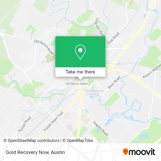 Gold Recovery Now map