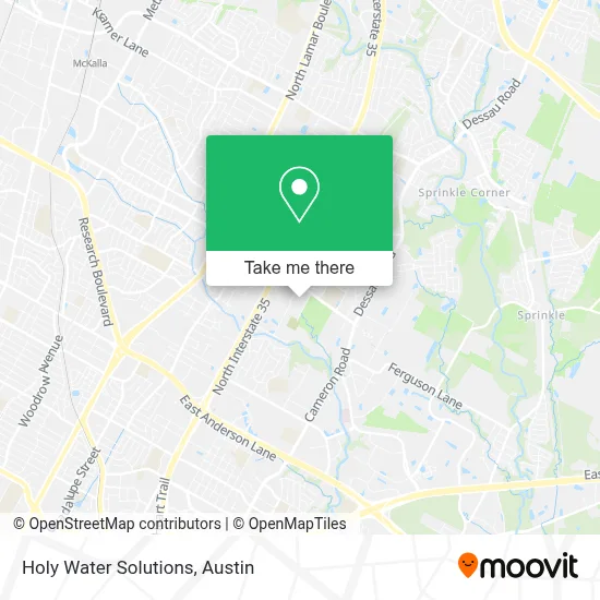 Holy Water Solutions map