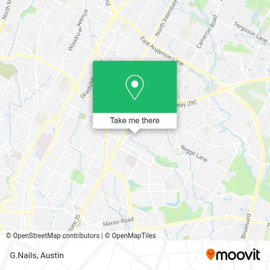 G.Nails map