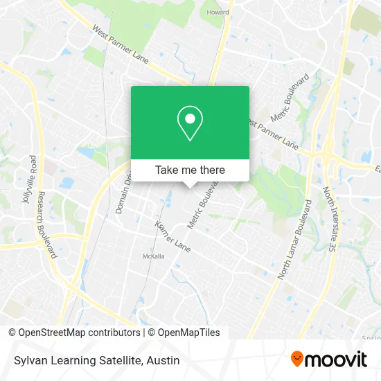 Sylvan Learning Satellite map