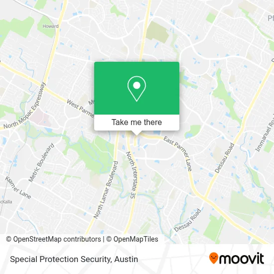 Special Protection Security map